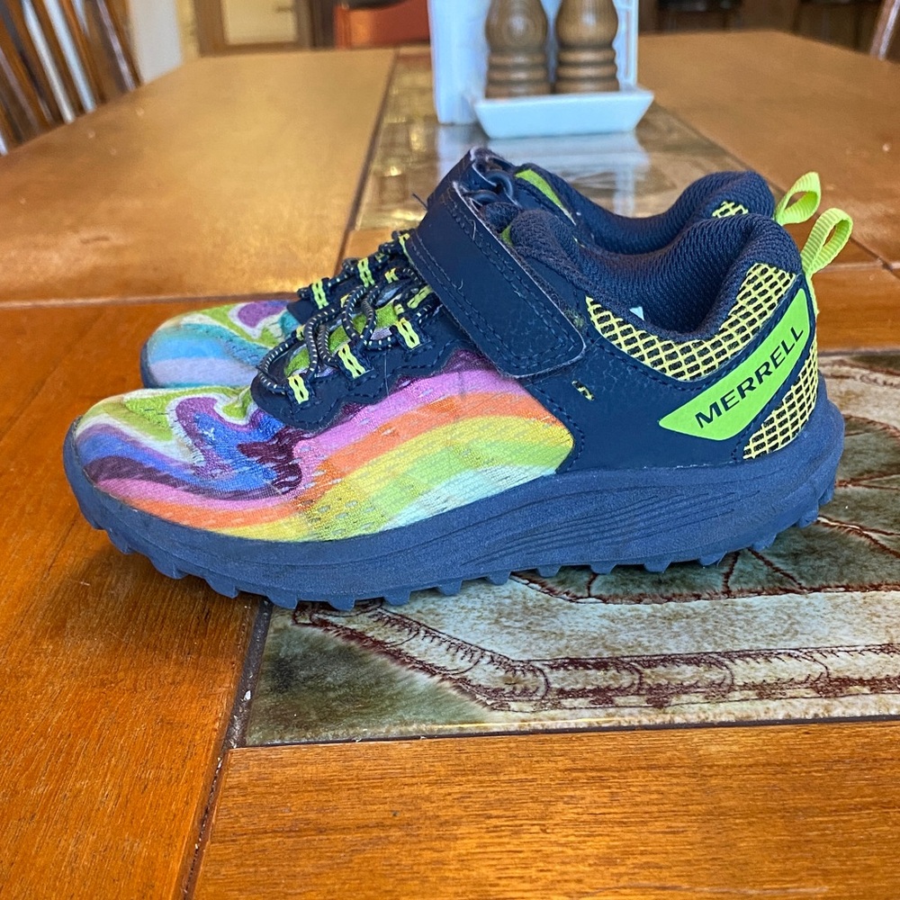 Merrell Kids' Rainbow Trail Sneakers size 12